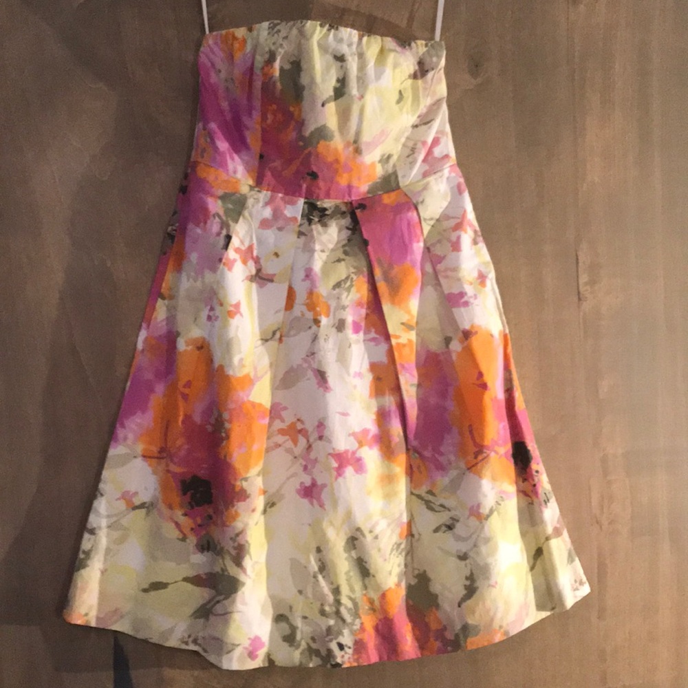 JCrew A-Line Strapless Dress